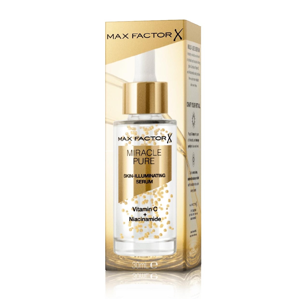 Max Factor Miracle Pure Vitamin C Skin Illuminating Serum 30ml | Personal Care | Face Care | Serums & Creams