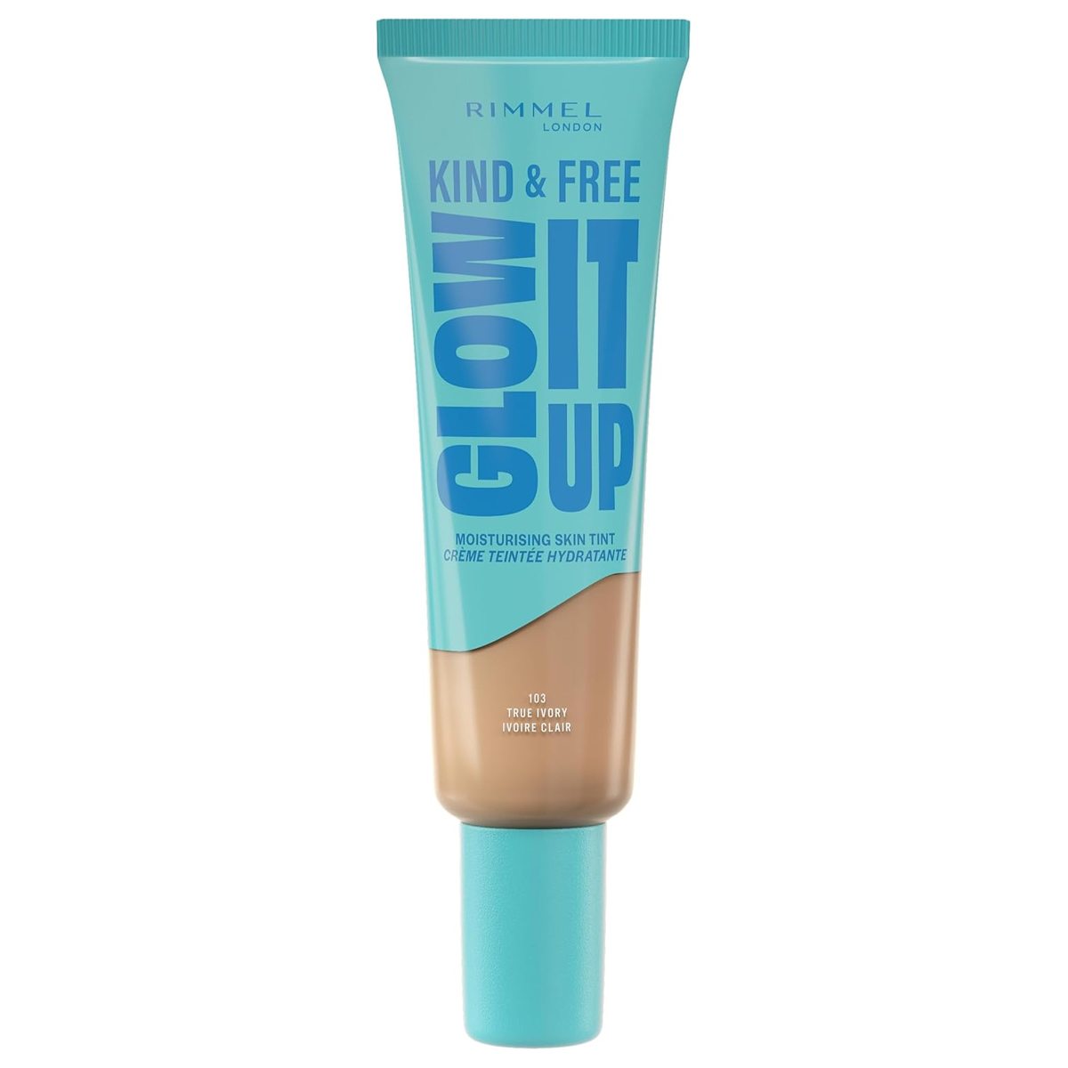 Rimmel Kind & Free Glow It Up Moisturising Skin Tint 103 True Ivory Warm