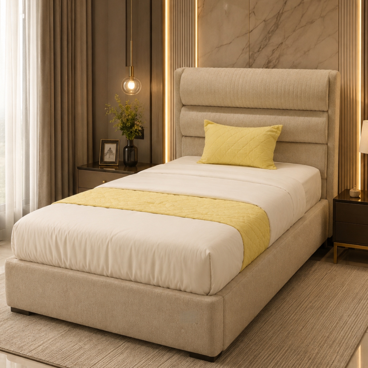 Vancouver Fabric Bed Frame 150x200cm