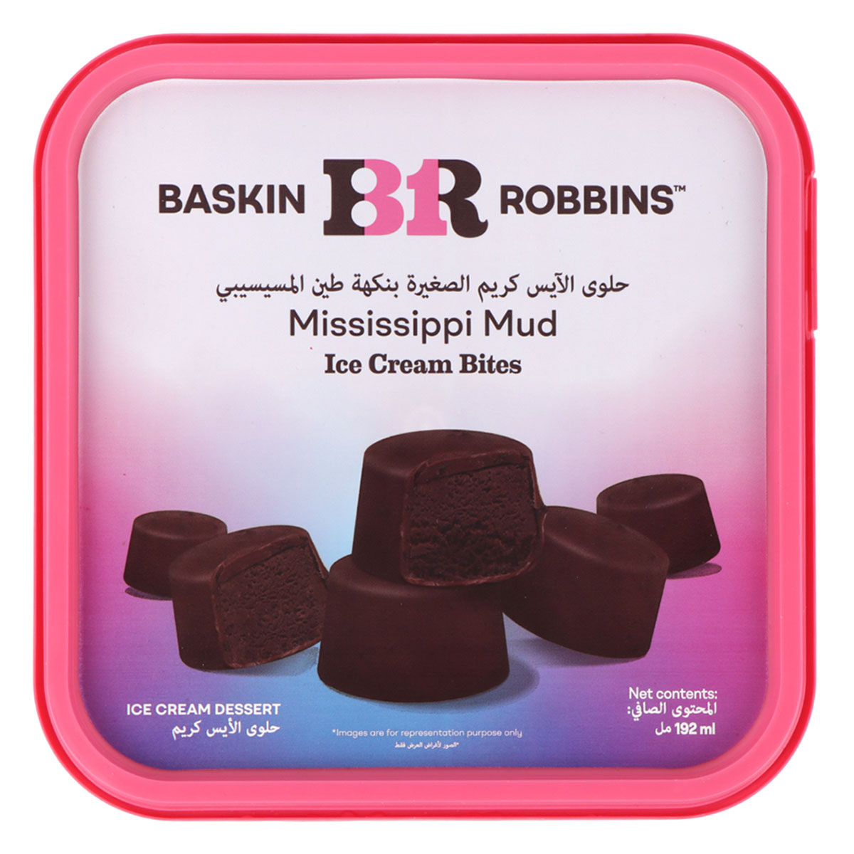 Baskin Mississippi Mud Ice Cream Bites 192ml