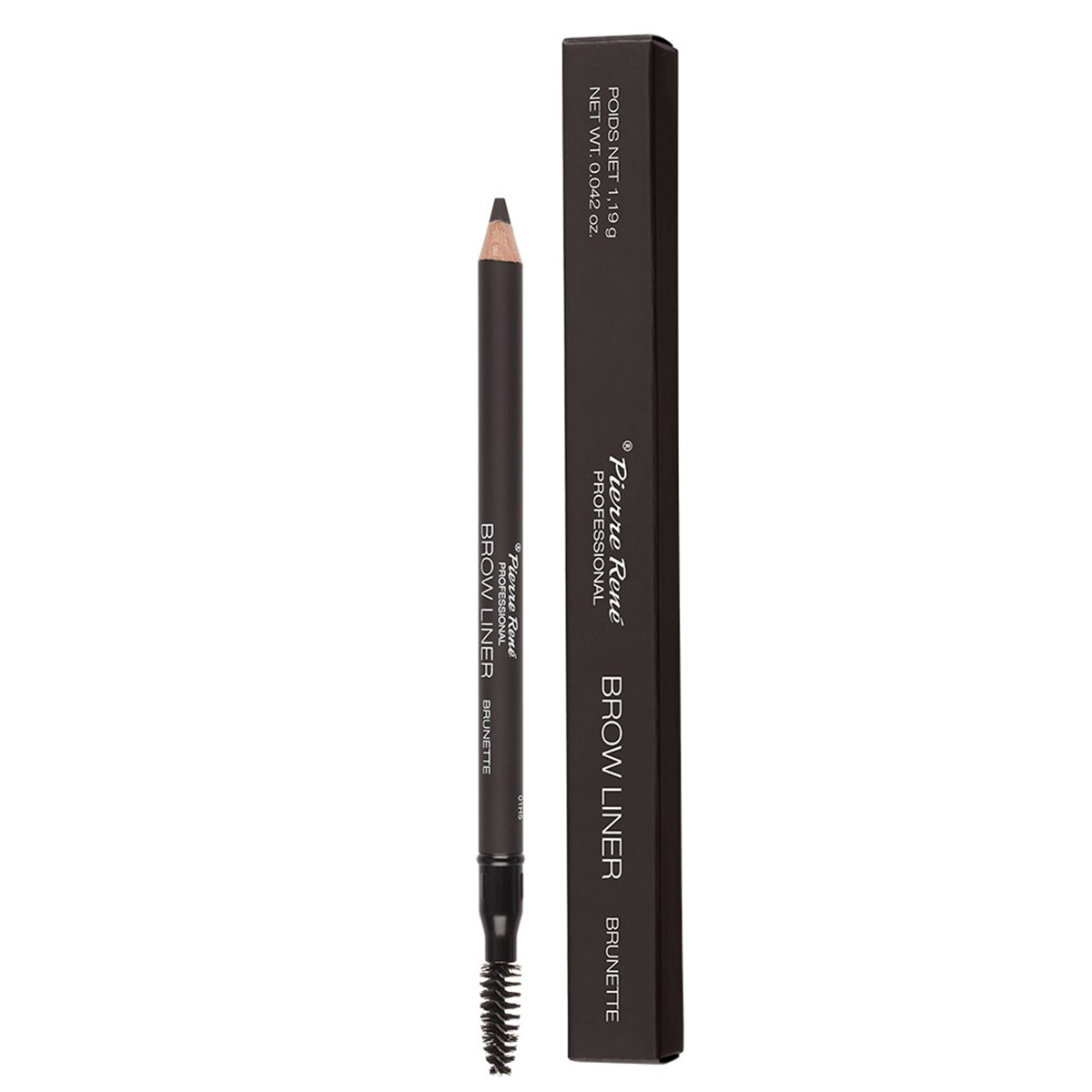 Pierre Rene Brow Liner with Brush 01 Brunette 1.19g