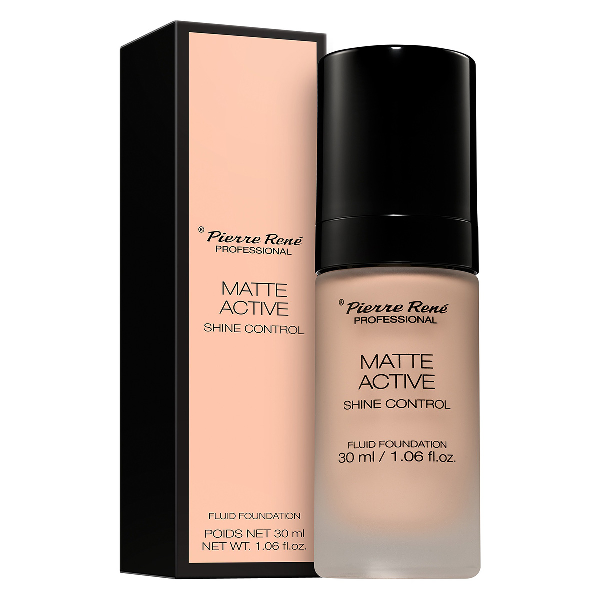 Pierre Rene Matte Active Fluid Foundation 01 Clear Light 30ml