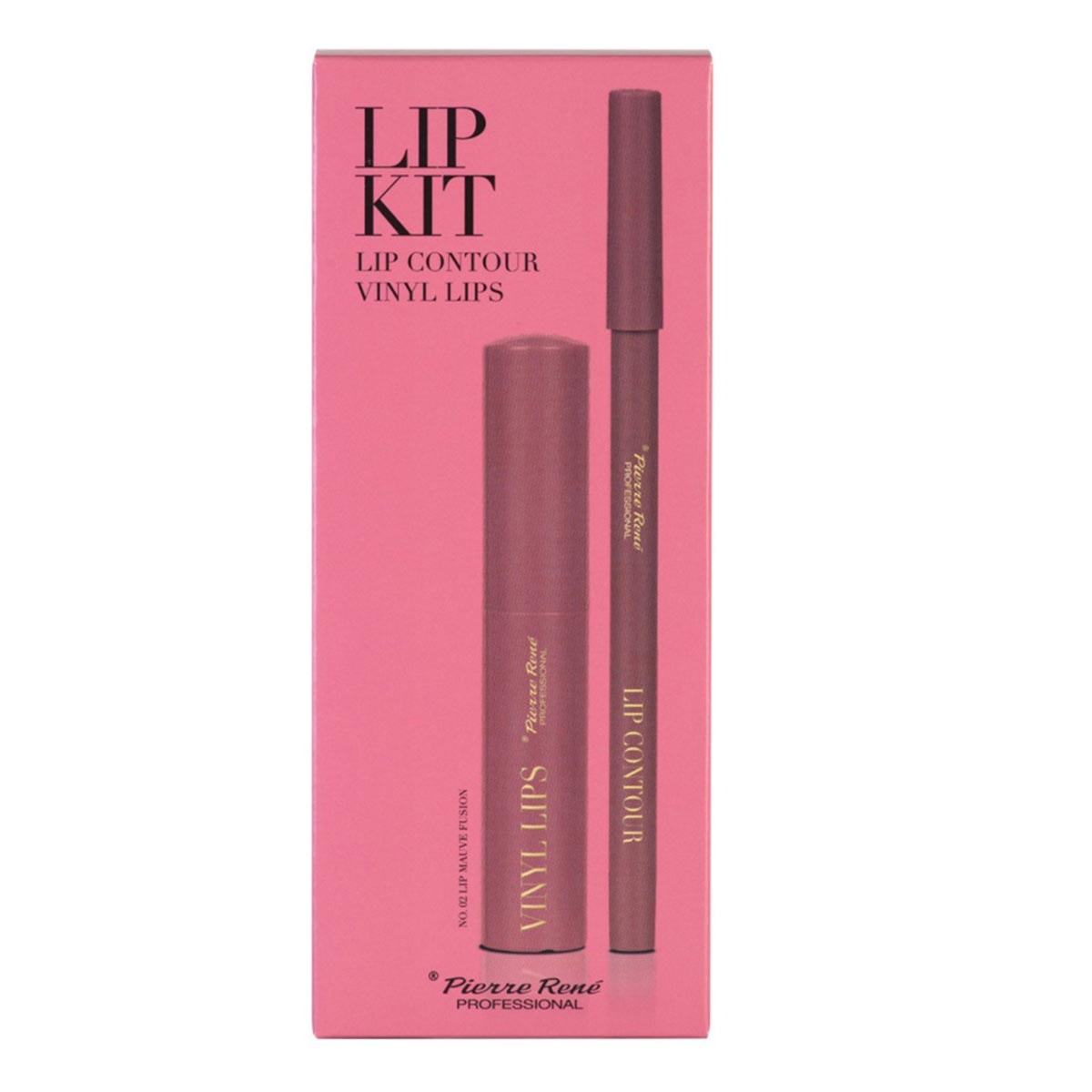 Pierre Rene Lip Kit Vinyl Lips Kit 02 Mauve Fusion