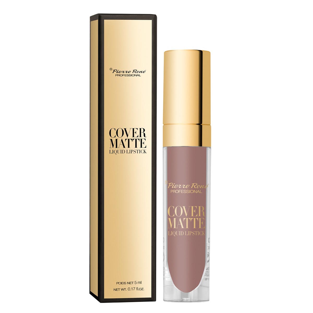 Pierre Rene Cover Matte Liquid Lipstick 06 Burnt Sugar 5ml