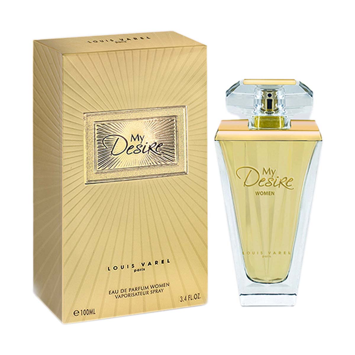 Louis Varel Paris My Desire Eau De Parfum Woman Spray 100ml