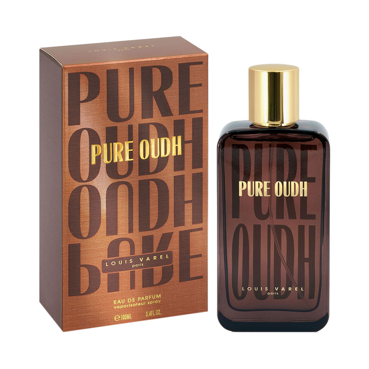 Louis Varel Paris Pure Oudh Unisex Eau de Parfum 100ml | Perfumes & Fragrances | Unisex Perfumes