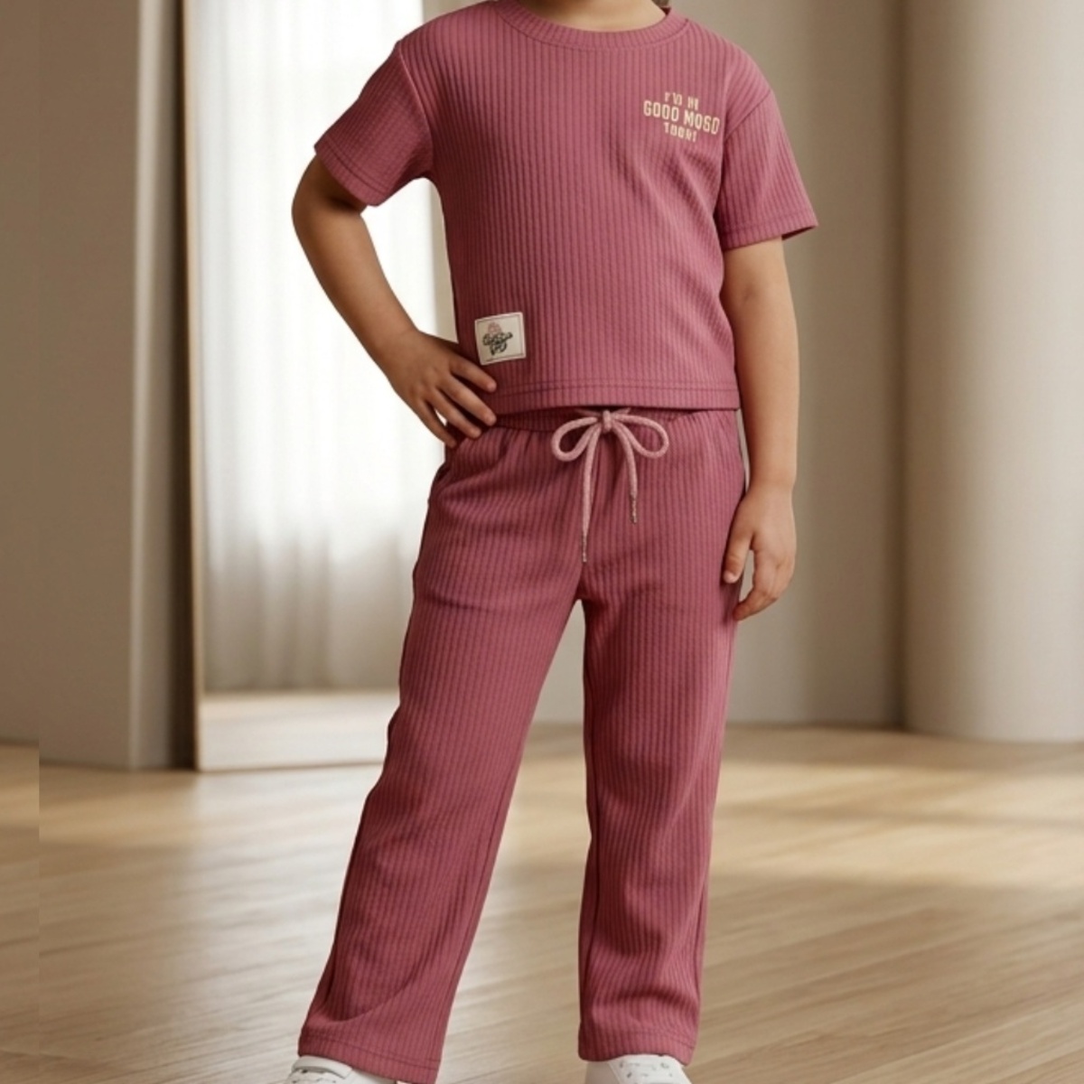 Girls T Shirt And Pants 2 Piece Set