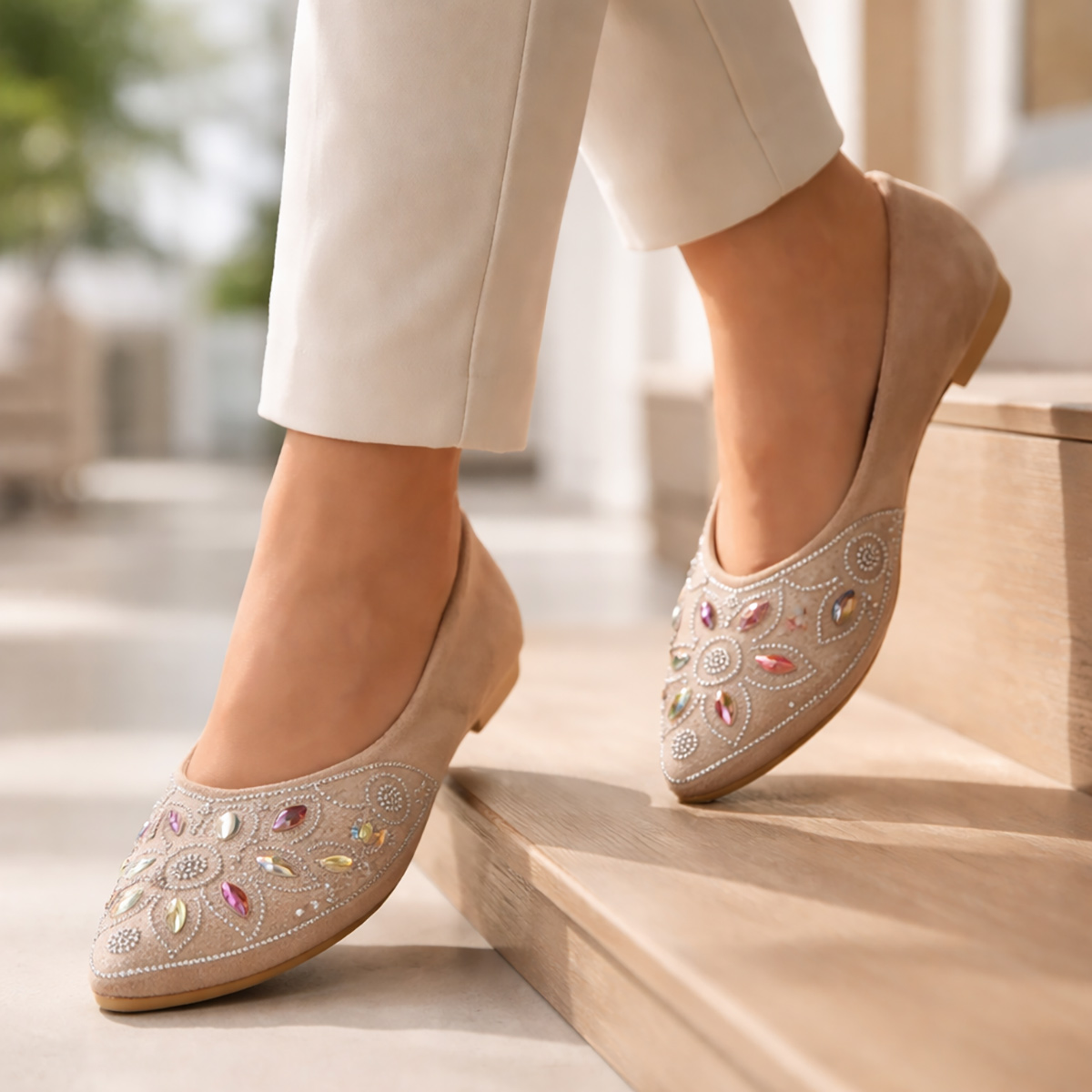 Ladies Embellished Ballet Flats Shoes | Women | Women Shoes | Women Casuals Ladies Embellished Ballet Flats Shoes | Women | Women Shoes | Women Casuals