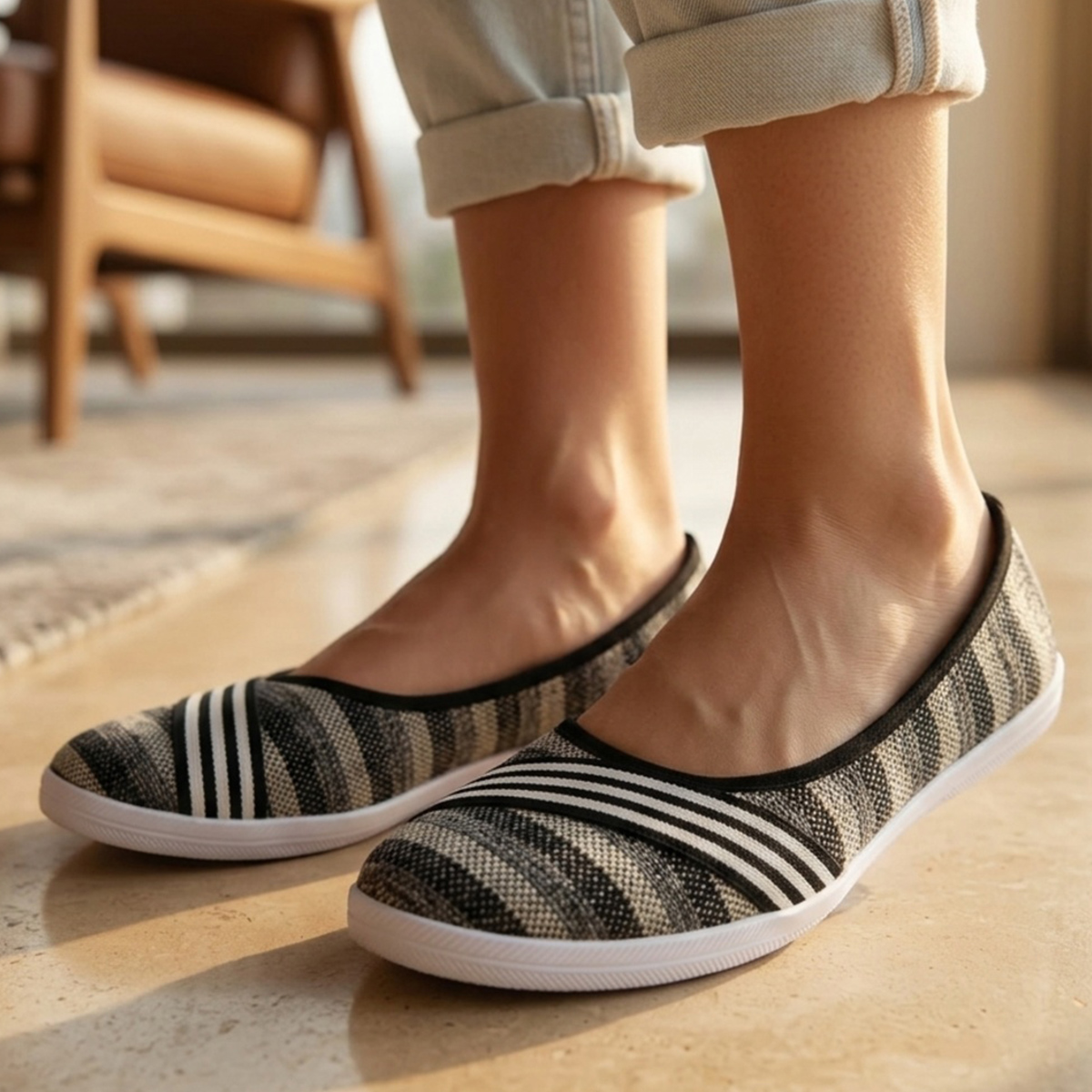 Ladies Flat Shoes