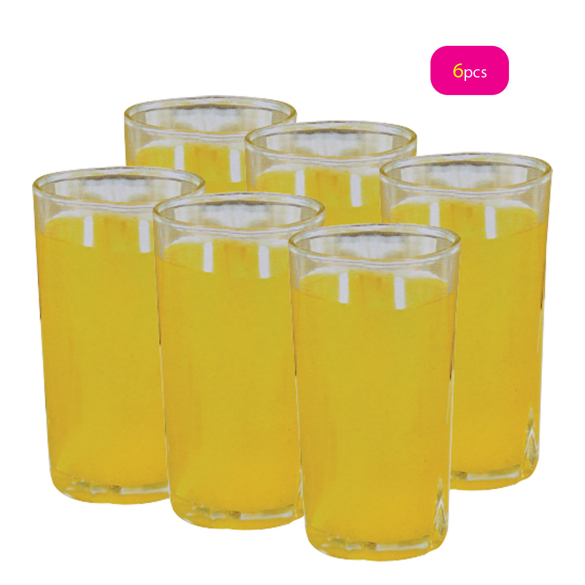 Water Glass Set Of 6 Piece