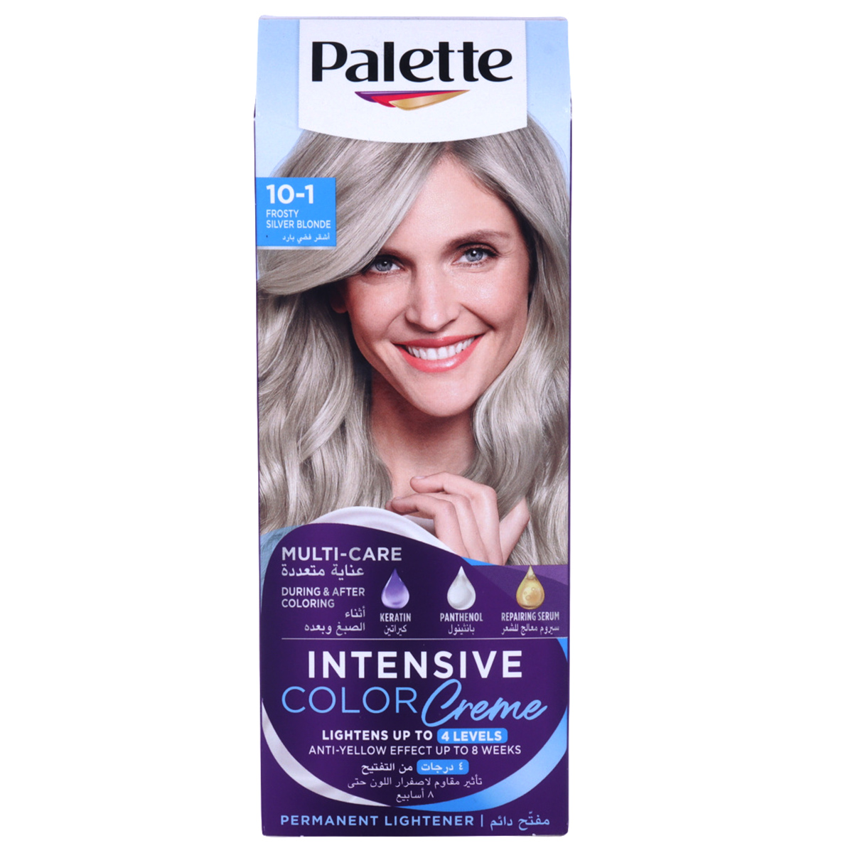 Palette Intensive Hair Color Creme 10-1 Frosty Silver Blonde