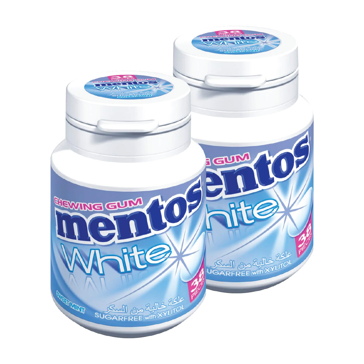 Mentos White Sweet Mint 2x54g