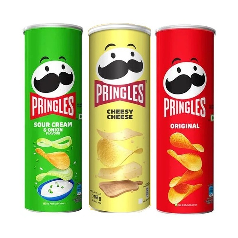 Pringles Assorted 3X165g