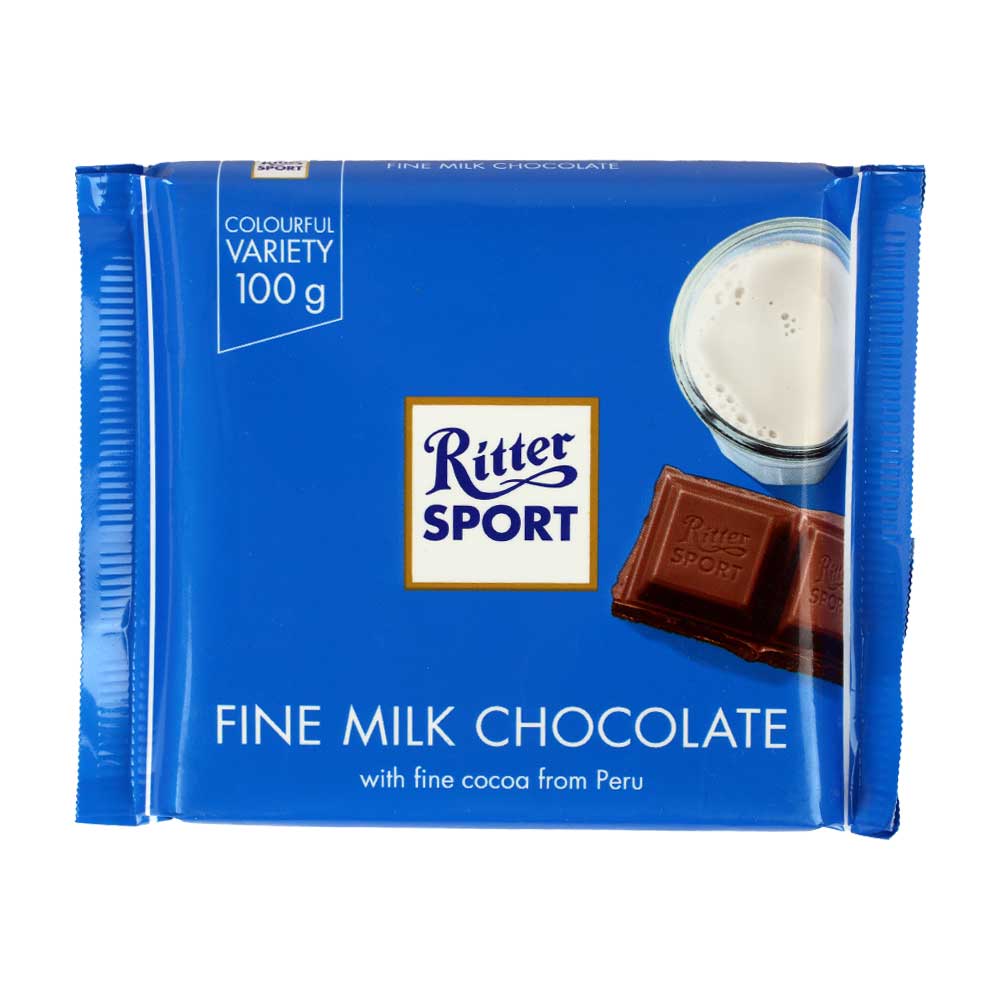 Ritter Sport Milk Choco Biscuits 100g