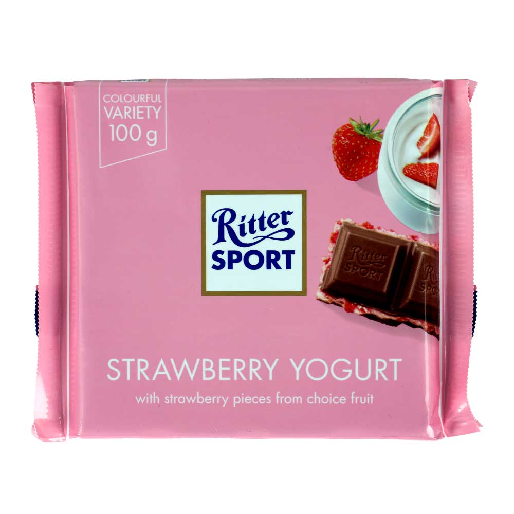 Ritter White Strawberry Toghurt Biscuits 100 gm