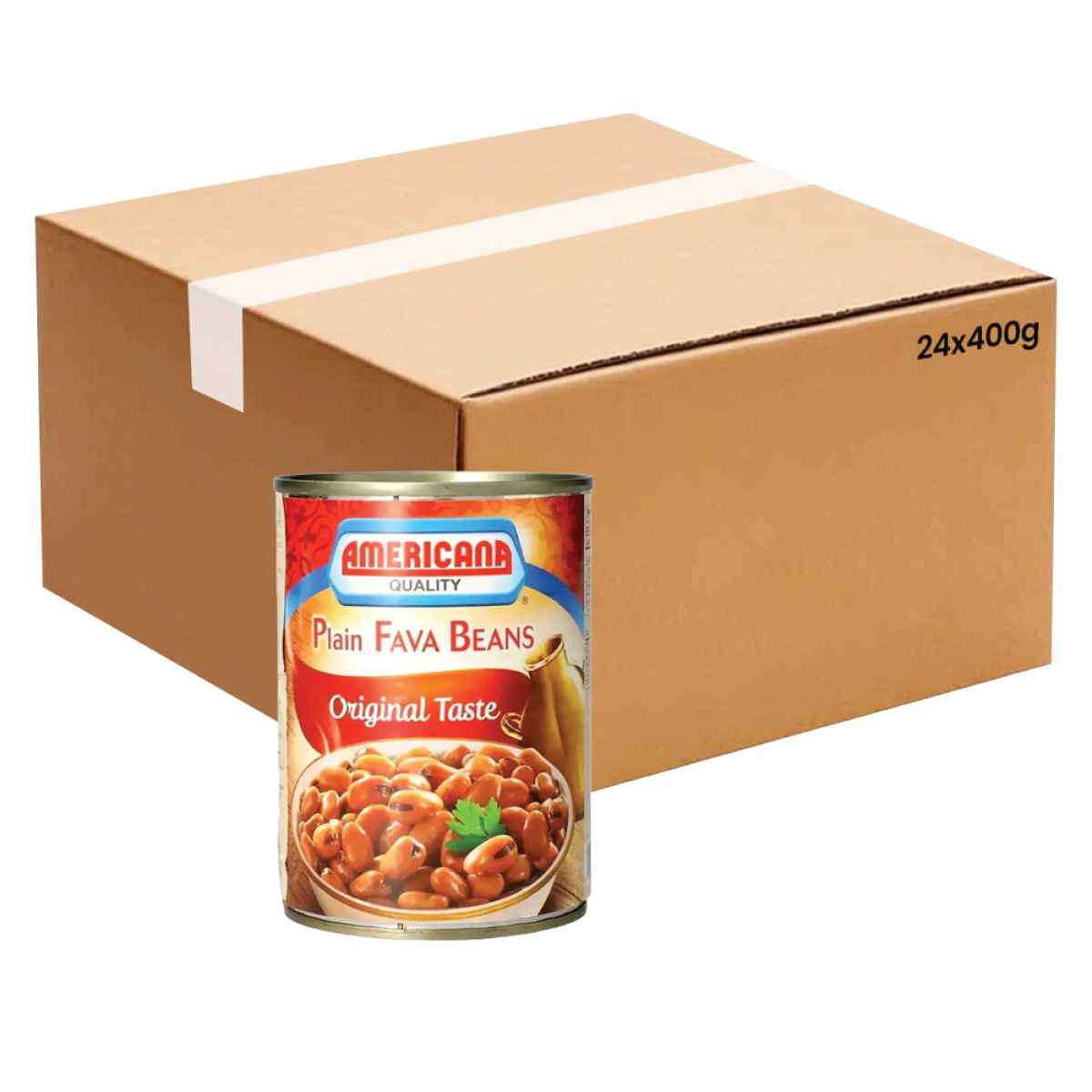 Americana Quality Plain Fava Beans Original Taste 500g