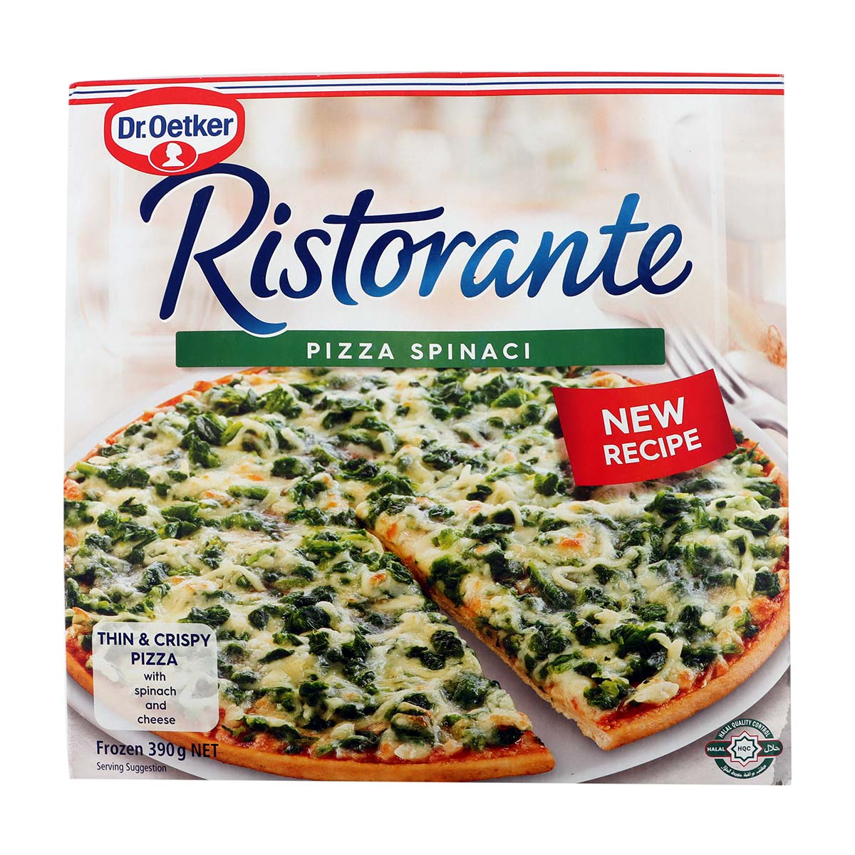 Dr. Oetker Ristorante Frozen Pizza Spinaci 390g