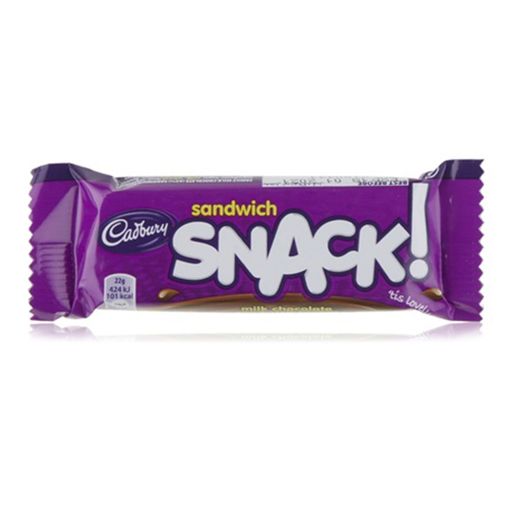 Cadbury Sandwich Snack Milk Chocolate 22g