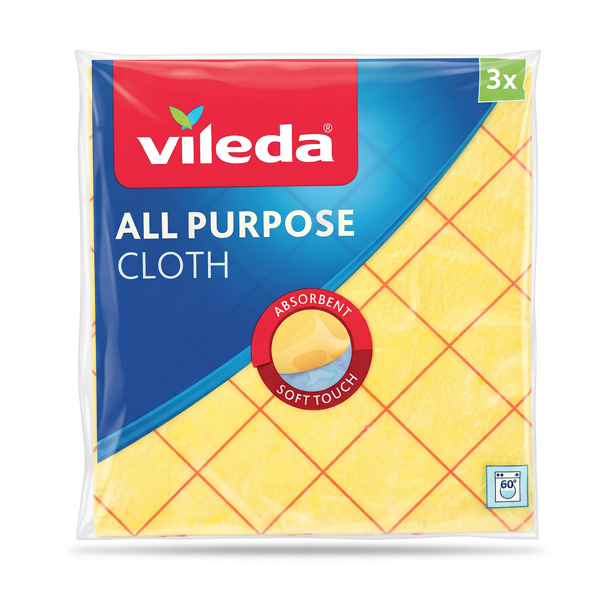 Vileda All Purpose Cloth 3 Piece