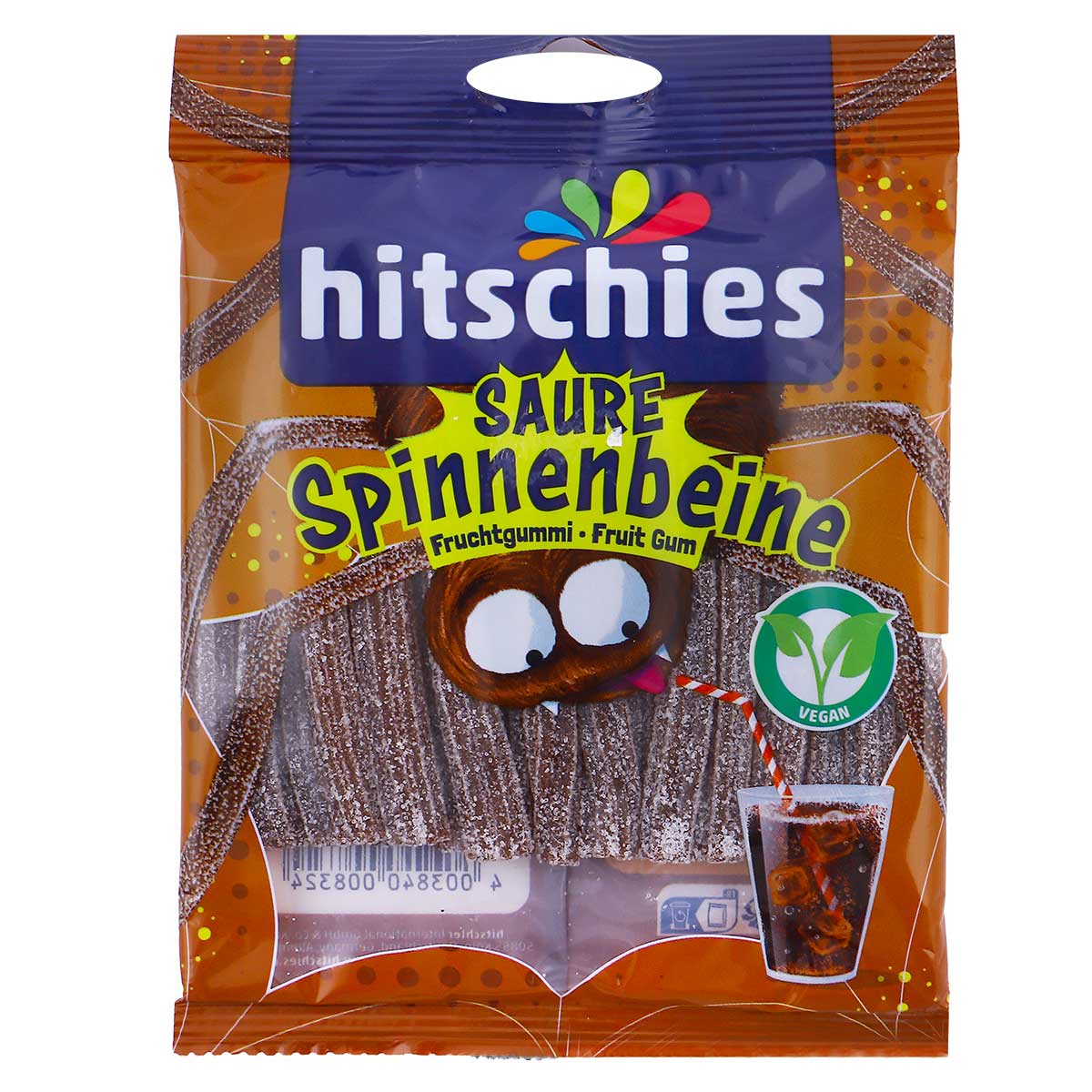 Hitschies Saure Spinnenbeine Fruit Gum 125g