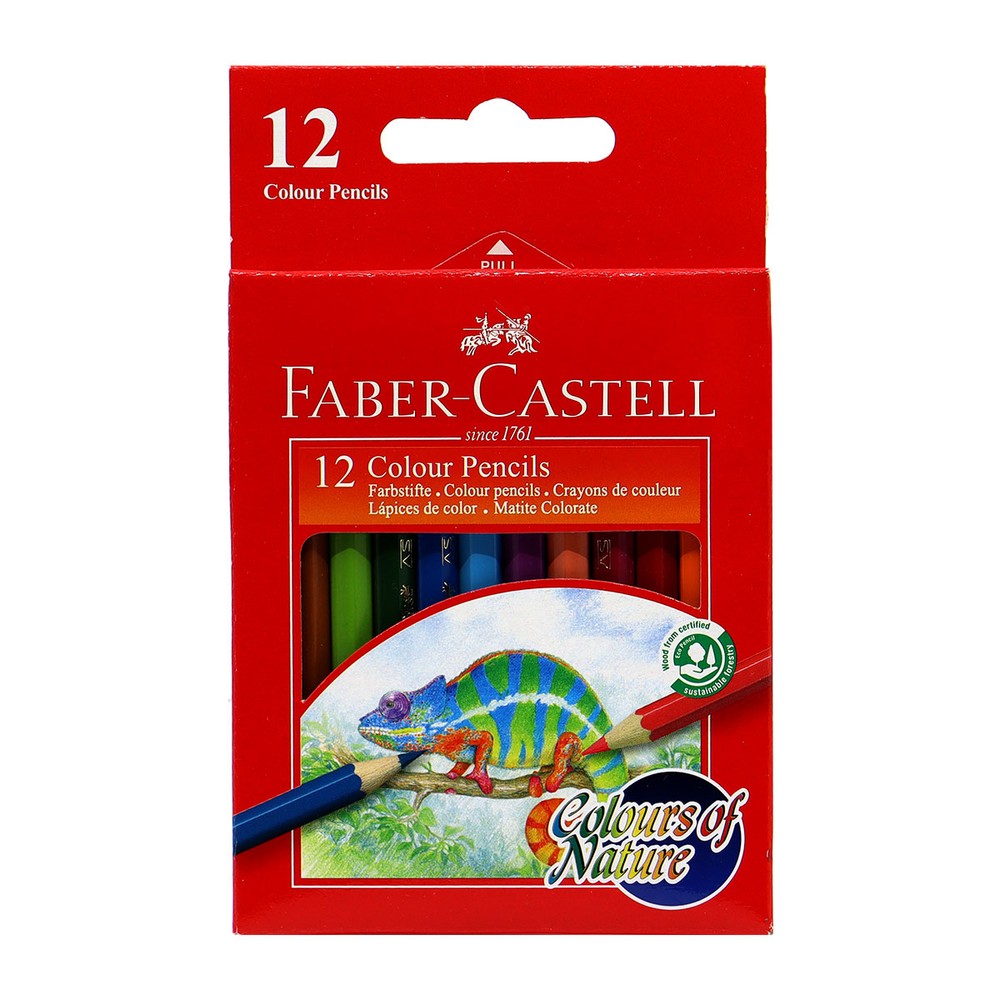 Red Line Color Pencils 12 Pcs