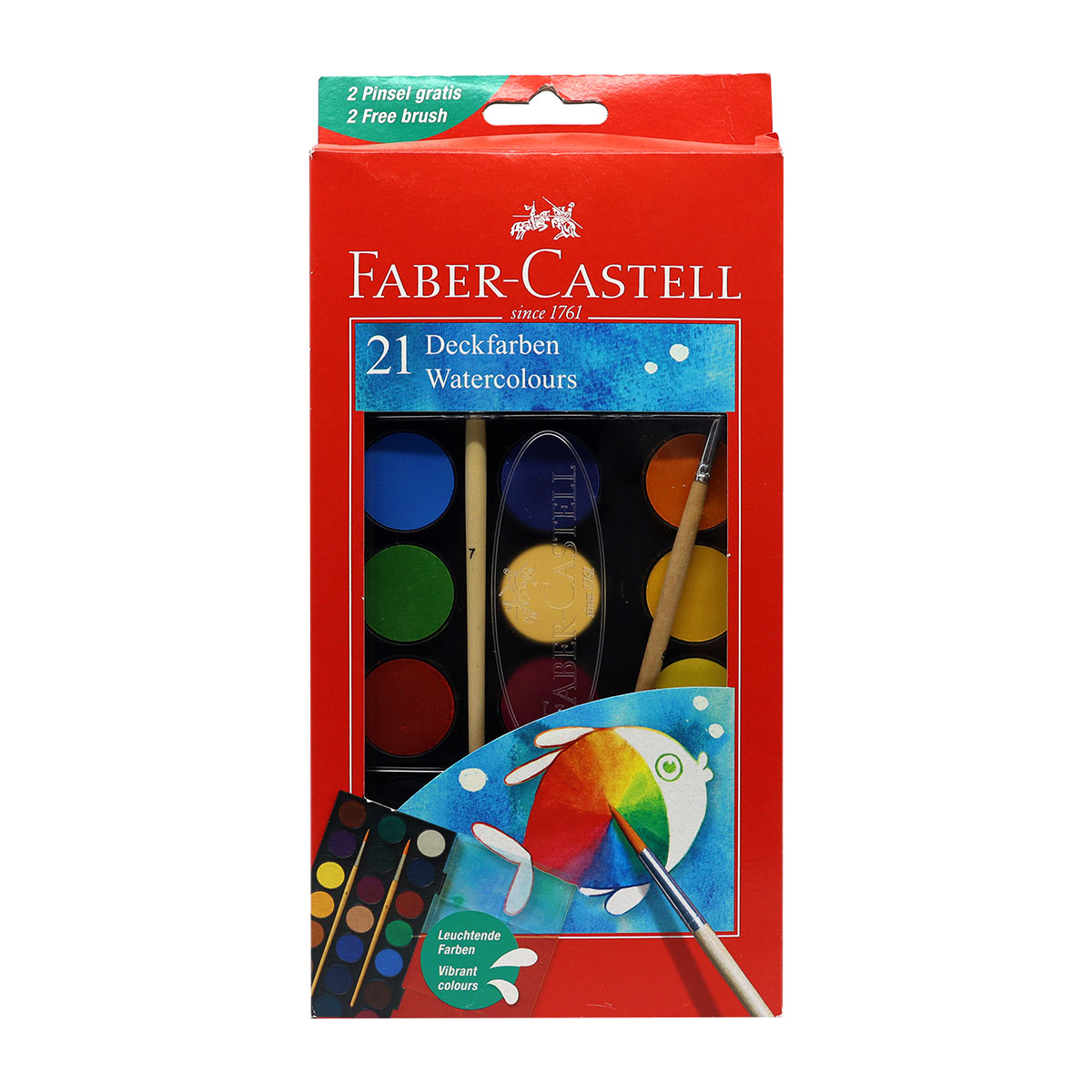 Watercolors Paint Box 21 Colors