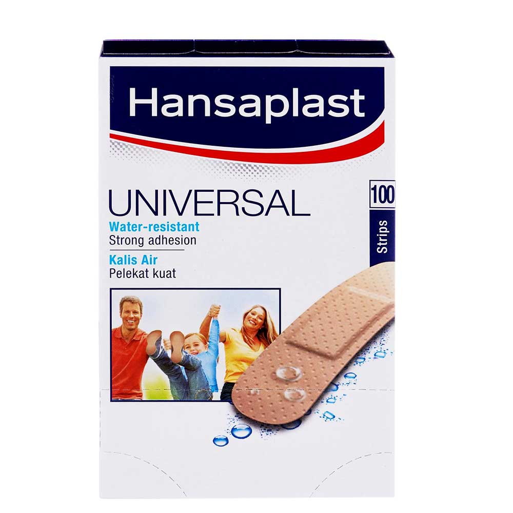 Hansaplast Universal Water Resistant 100 Pieces
