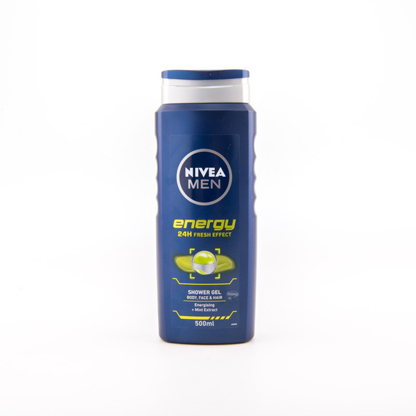 Nivea Men Energy Shower Gel Energizing + Mint Extract 500ml