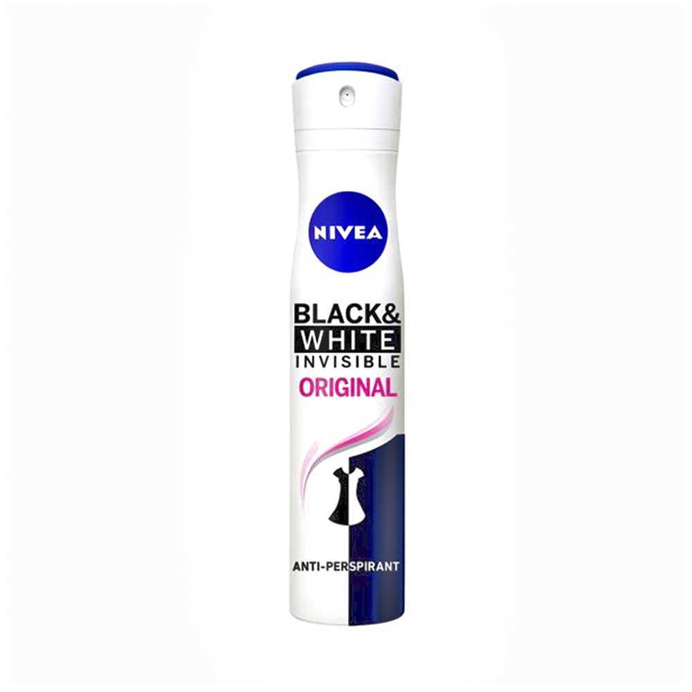 Nivea Invisible Black & White Deodorant Spray for Women 200ml