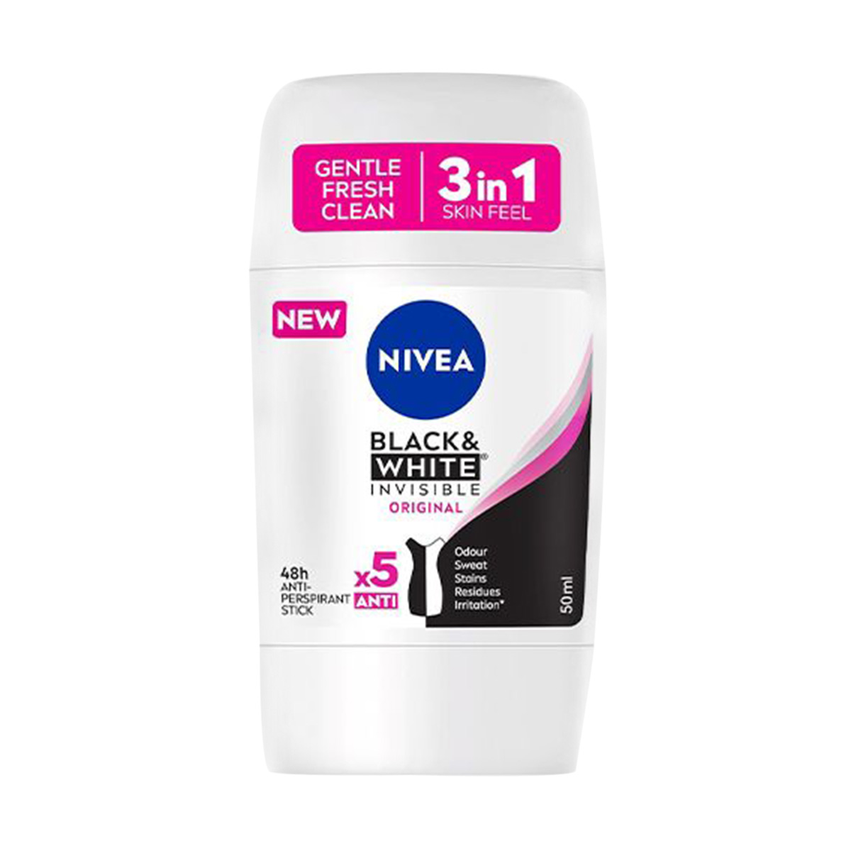 Nivea Black & White Invisible Antiperspirant 50ml