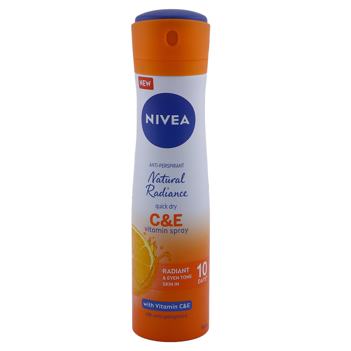 Nivea Antiperspirant Natural Radiance Quick & Dry Spray 150ml