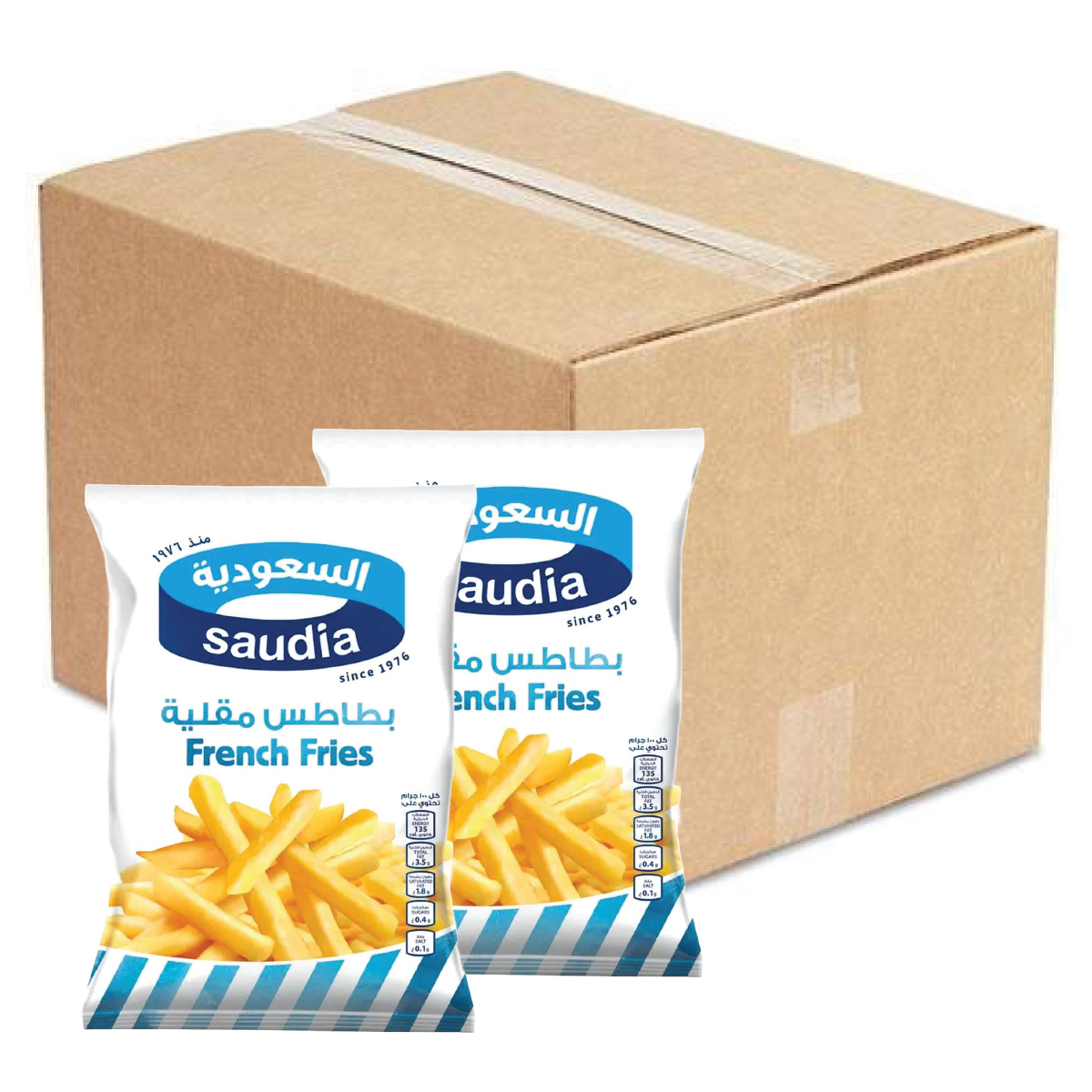 Saudia French Fries 4x2.5kg