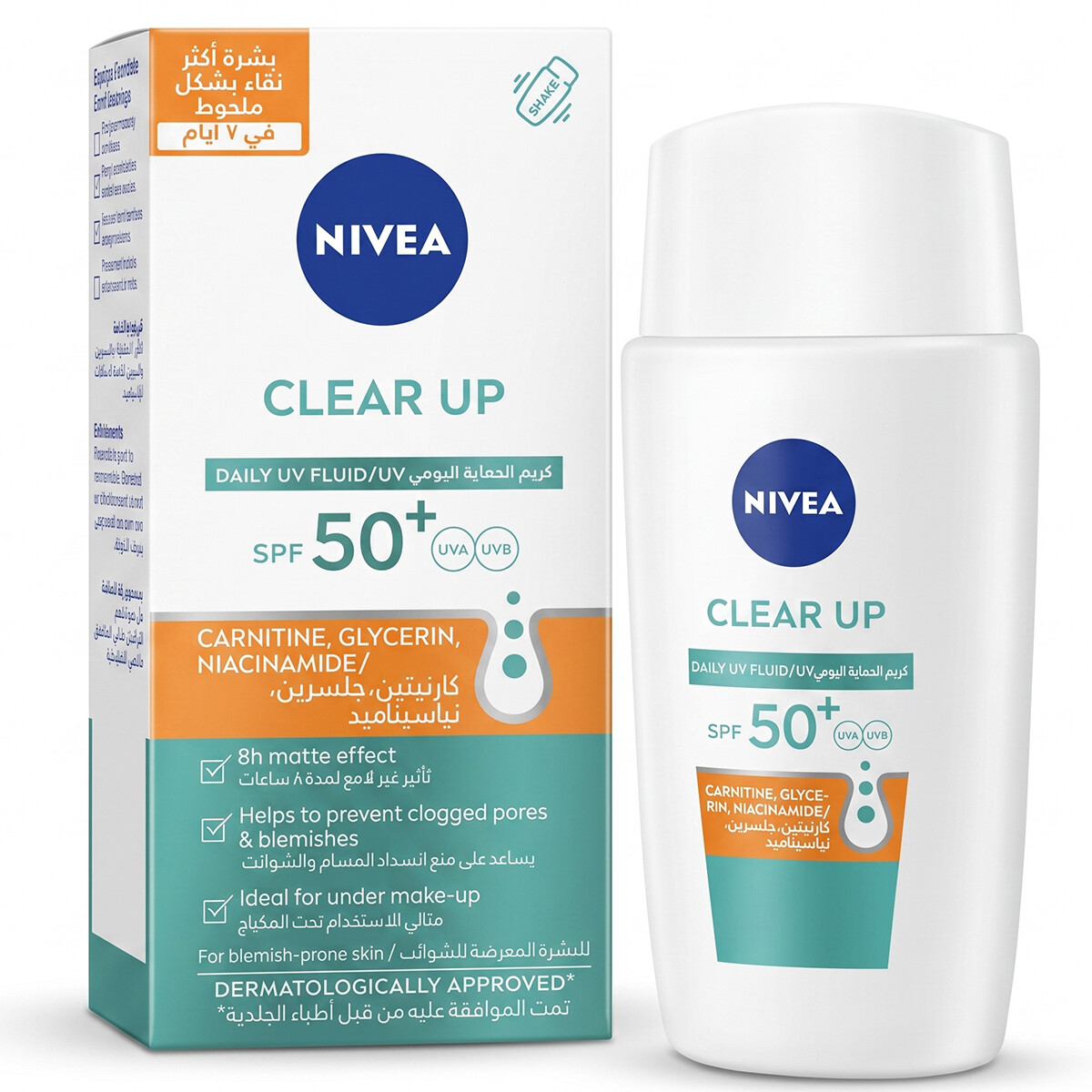 Nivea Clear Up Daily UV Fluid SPF 50+ 40ml