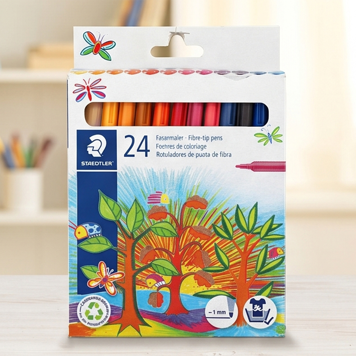 Staedtler Fiber-Tip Pens 24 Color