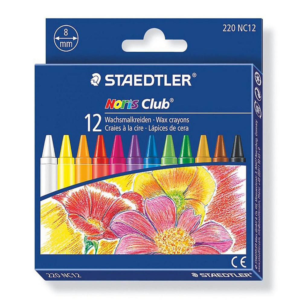 Staedtler Noris Club Wax Crayon 12 Pieces Set