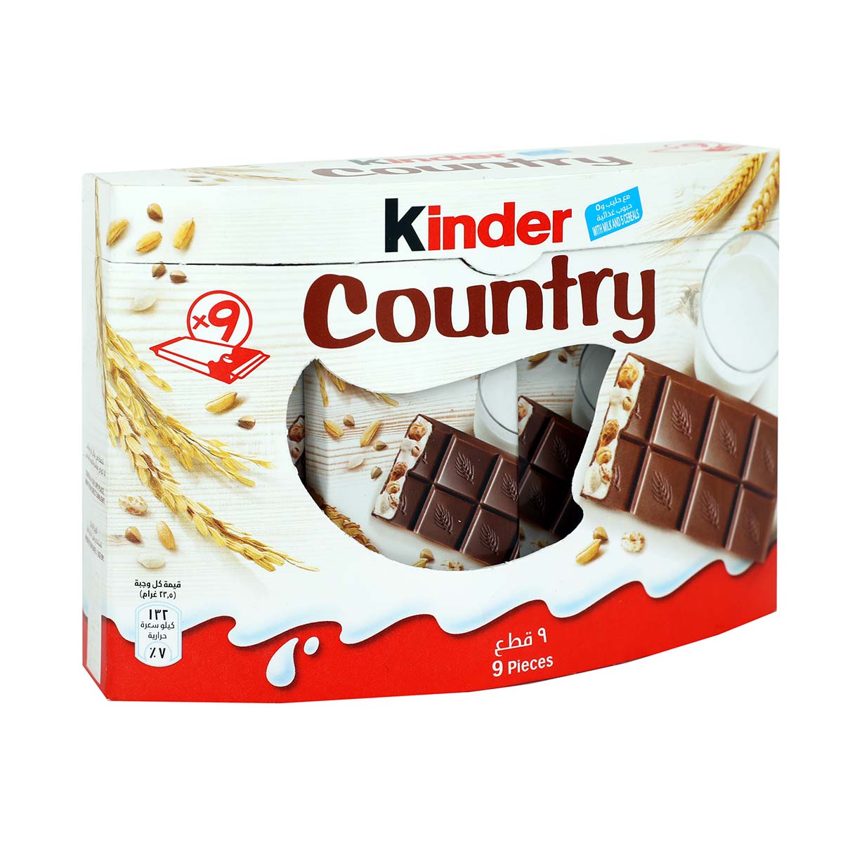 Kinder Country Milk Chocolate with Cereal 9x23.5g