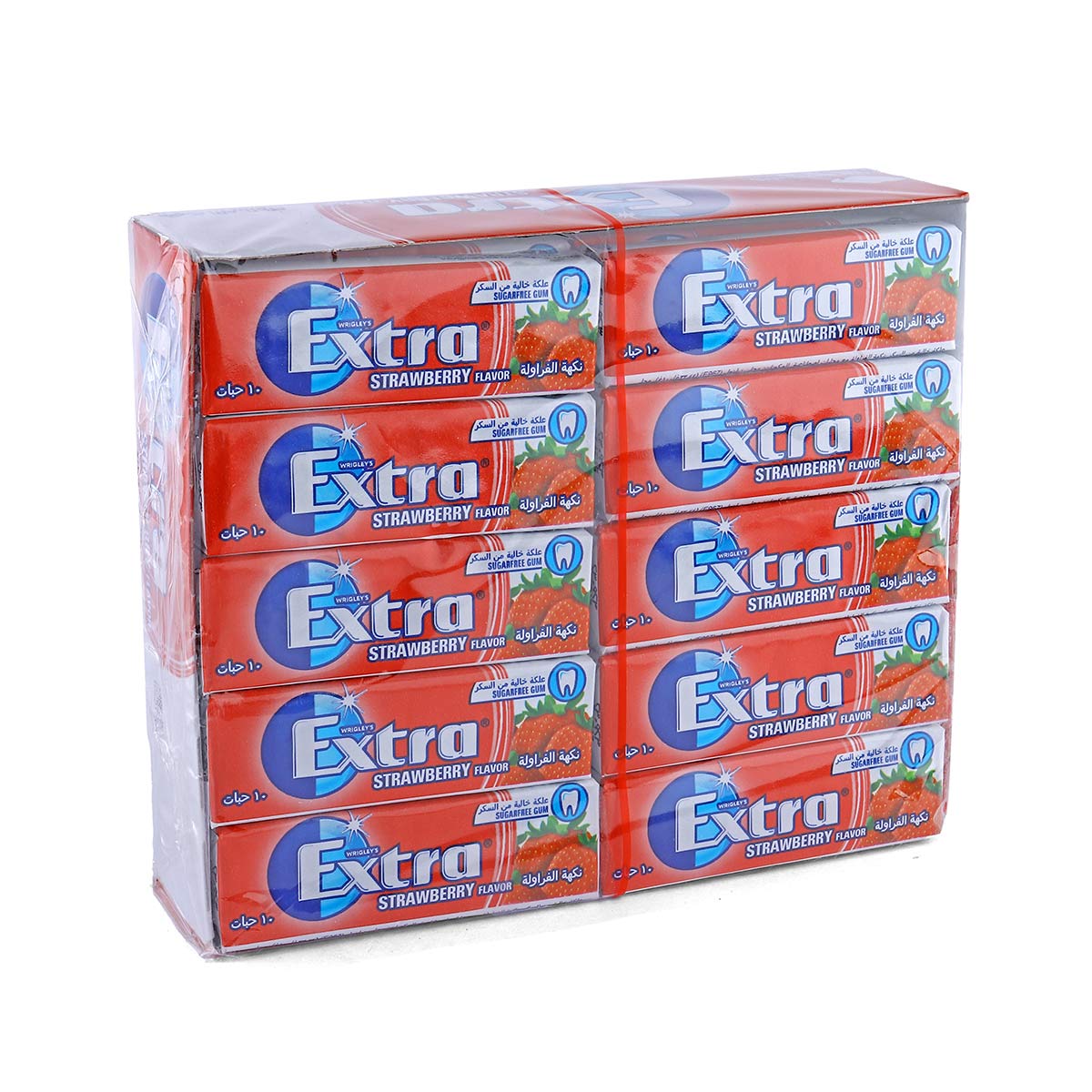 Wrigley's Extra Strawberry Flavour Gum 30 Pieces Pack