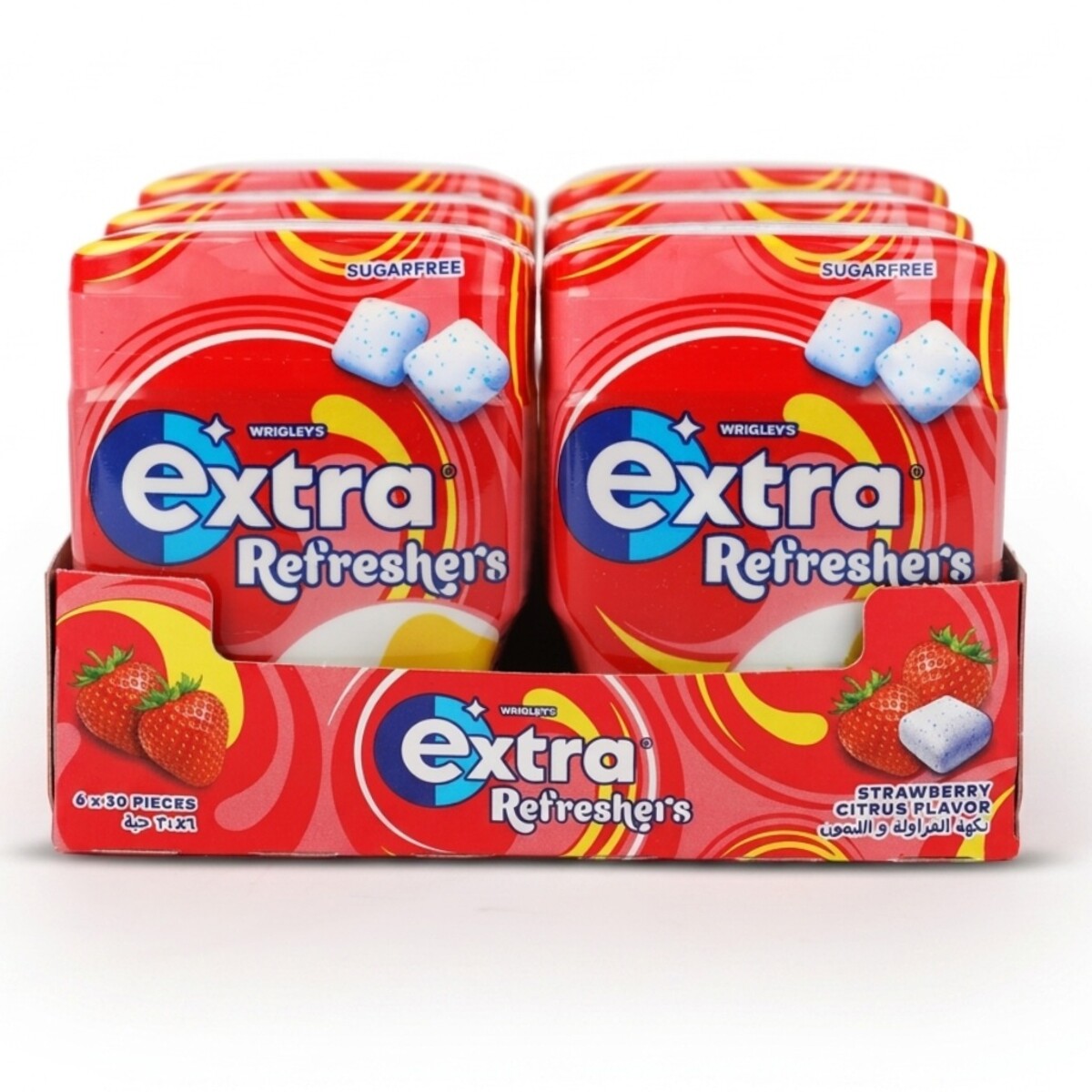 Wrigley Extra Refreshers Strawberry Citrus Flavor 6x67g