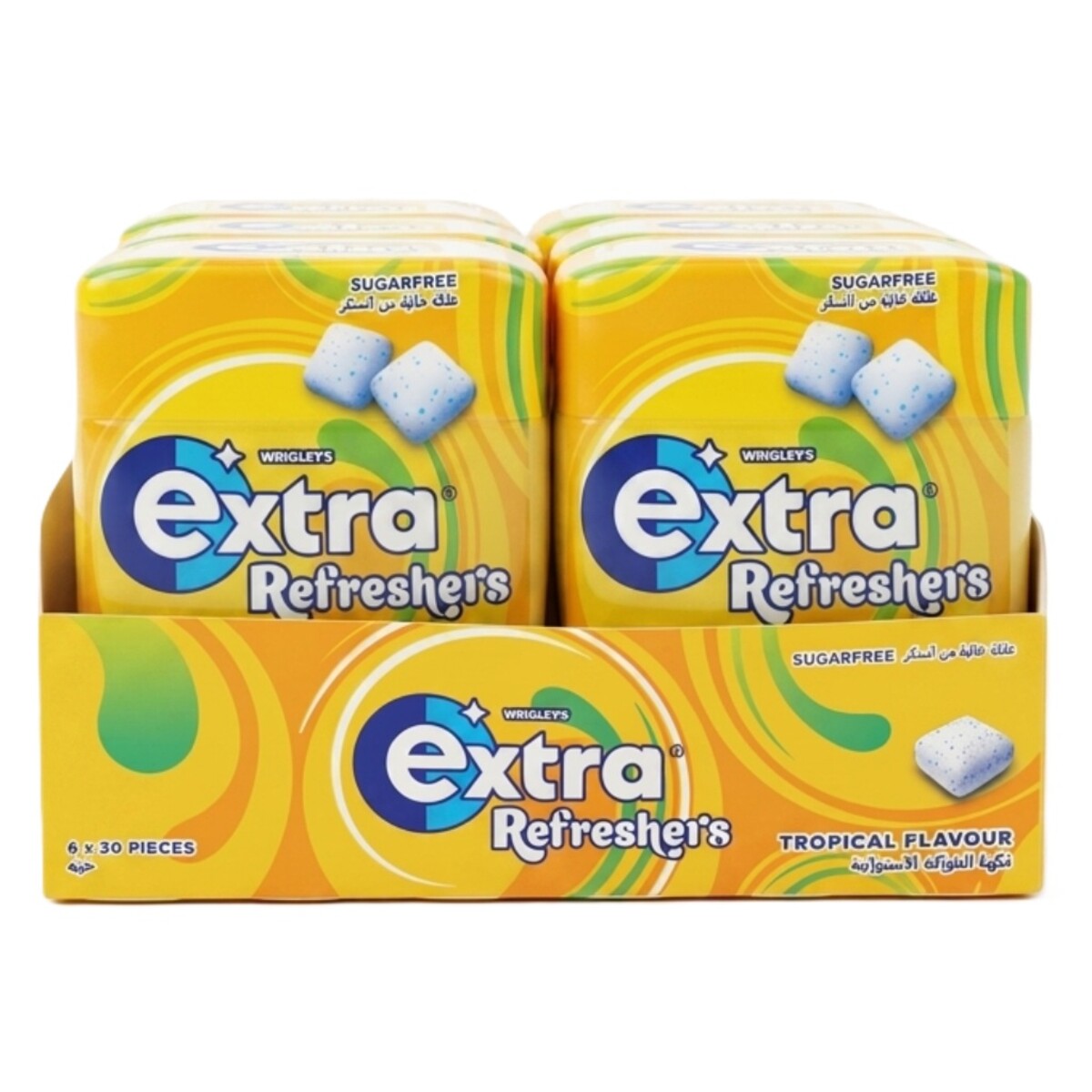 Wrigley Extra Refreshers Tropical Flavour 6x67g