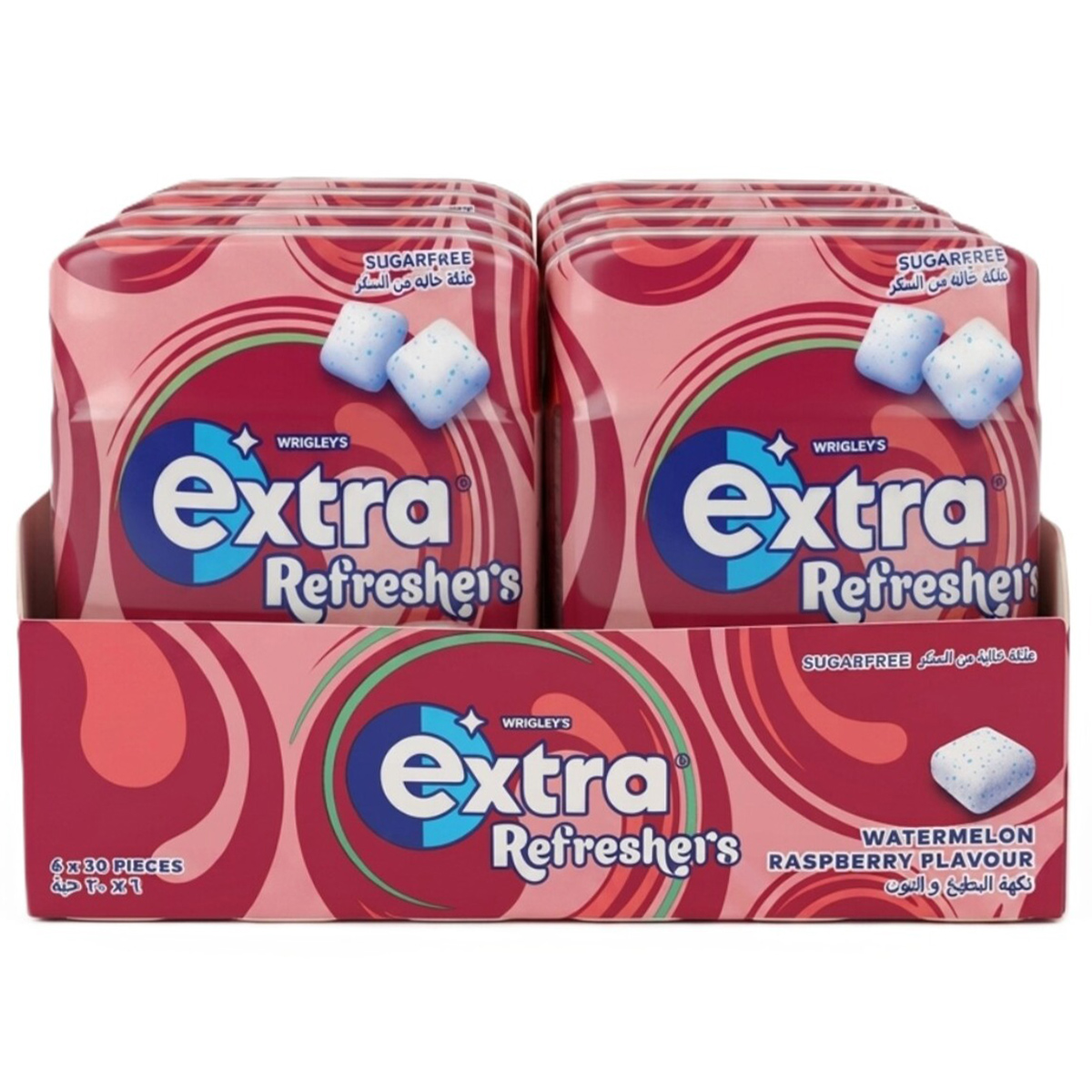 Wrigley Extra Refreshers Watermelon Raspberry Flavour 6x67g