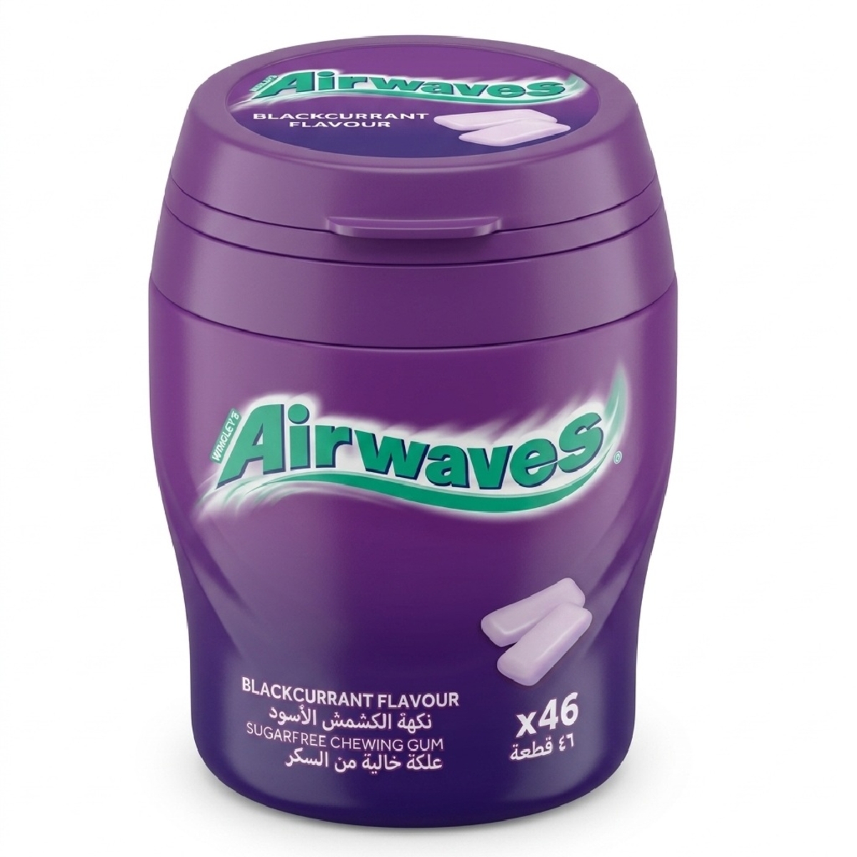 Airwaves Sugar-Free Chewing Gum Blackcurrant Flavour 64g
