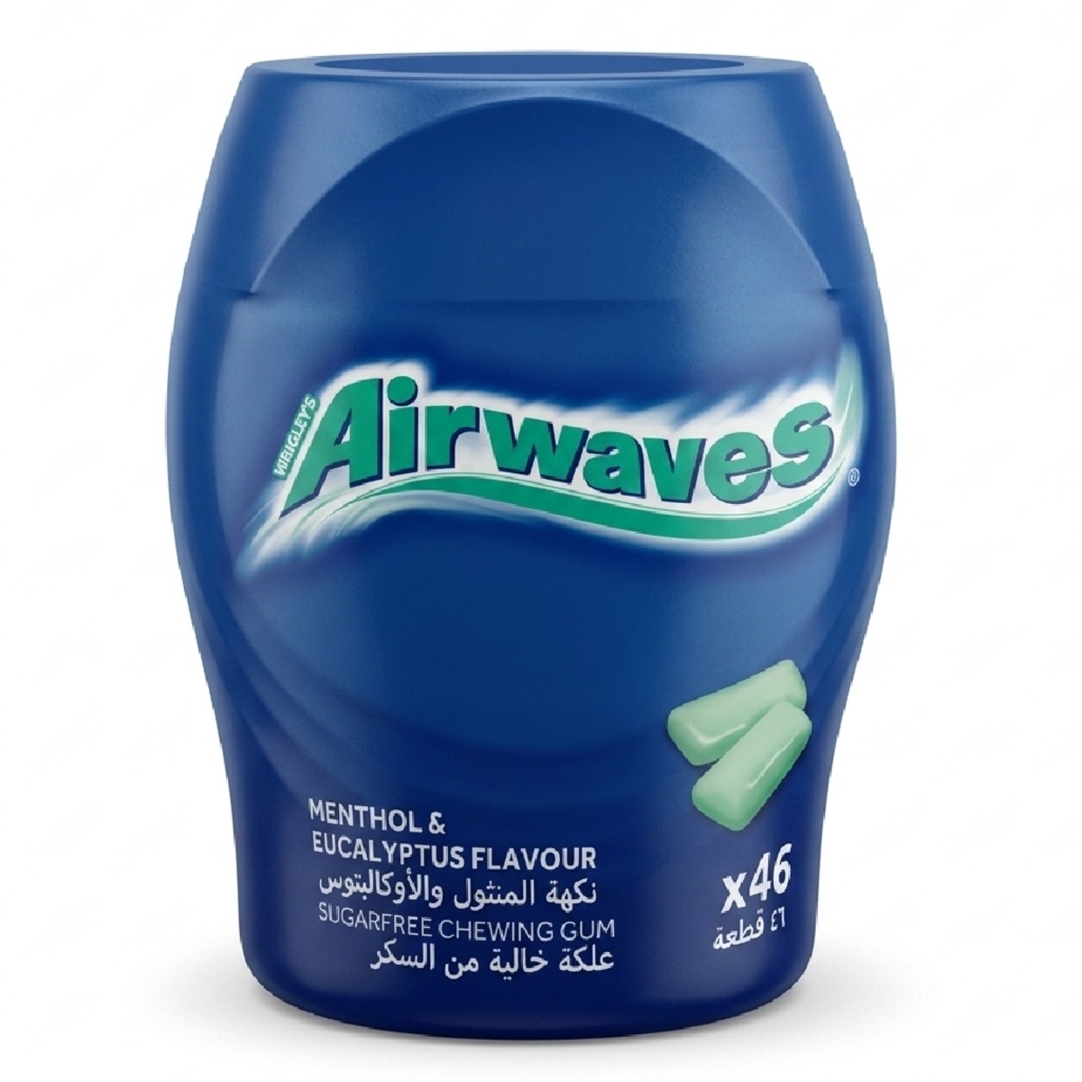 Wrigley's Airwaves Menthol & Eucalyptus Flavour Sugarfree Chewing Gum 64g
