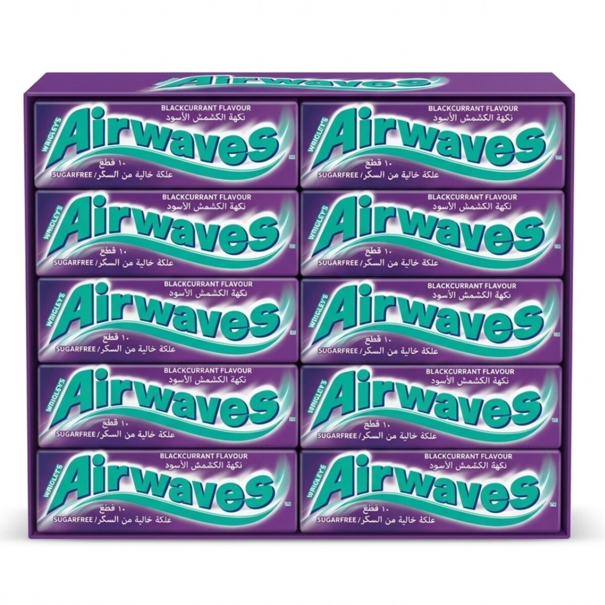 Wrigley's Airwaves Blackcurrant Flavour Sugarfree Gum 14g