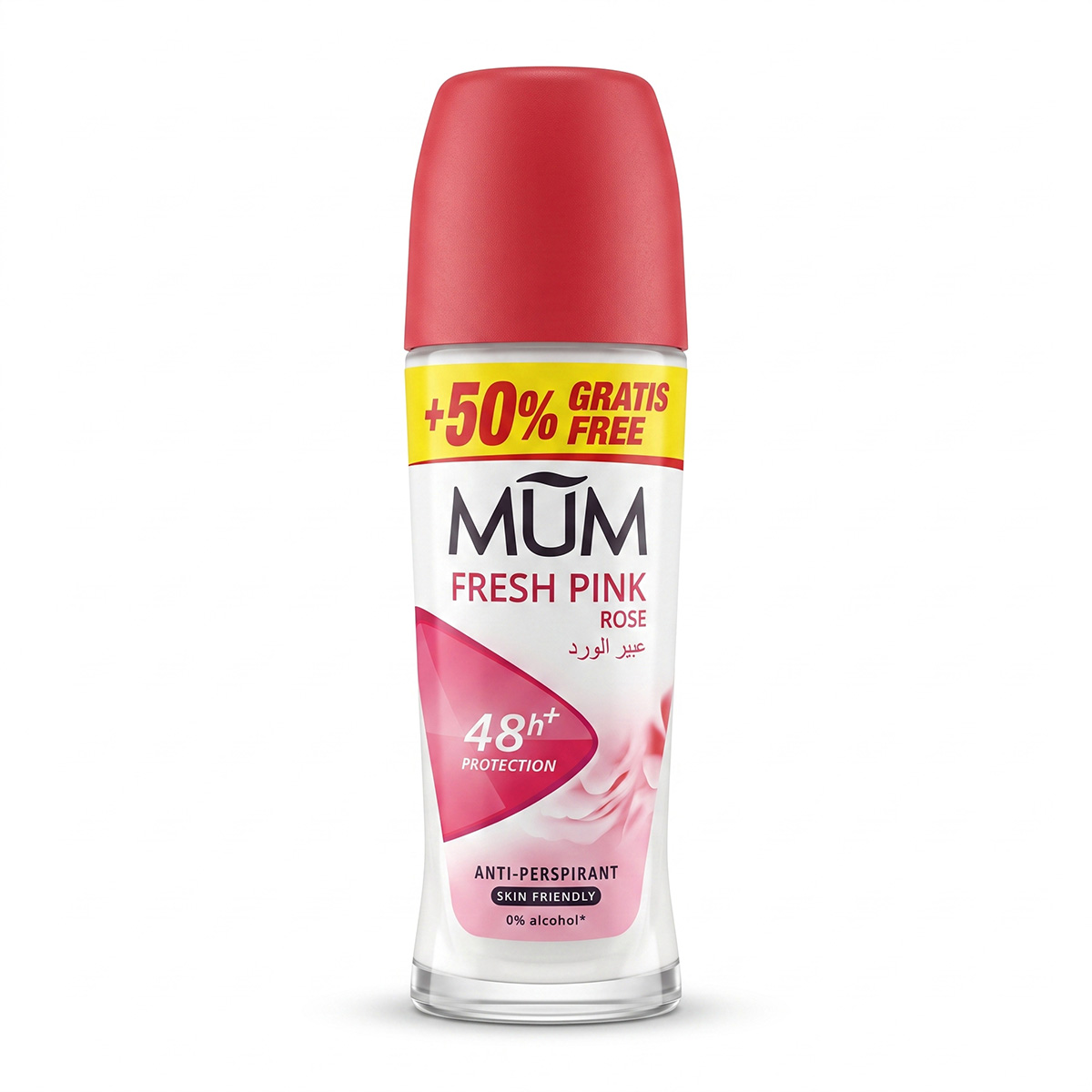 Mum Fresh Pink Rose Anti Perspirant Roll On 75ml