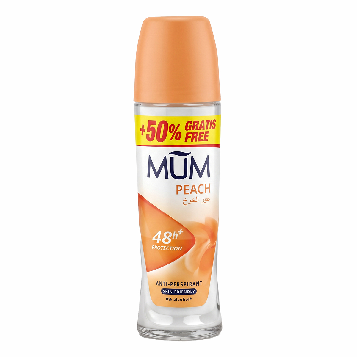 Mum Peach 48 Hour Protection Anti Perspirant Roll 75ml