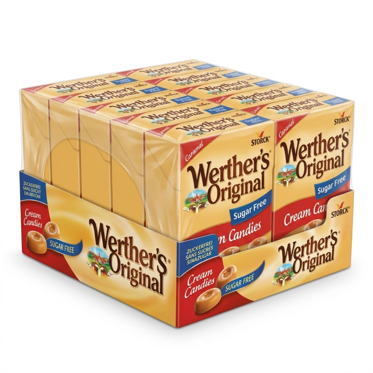 Werthers Original Cream Candies 10x42g