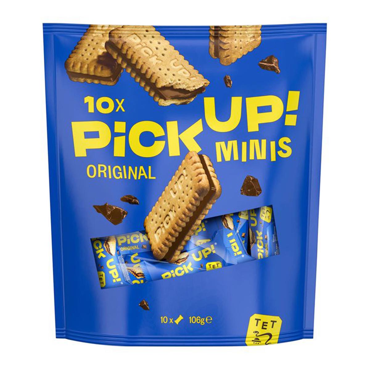 Bahlsen Pick Up! Minis Choco & Milk Biscuit 10x10.6g