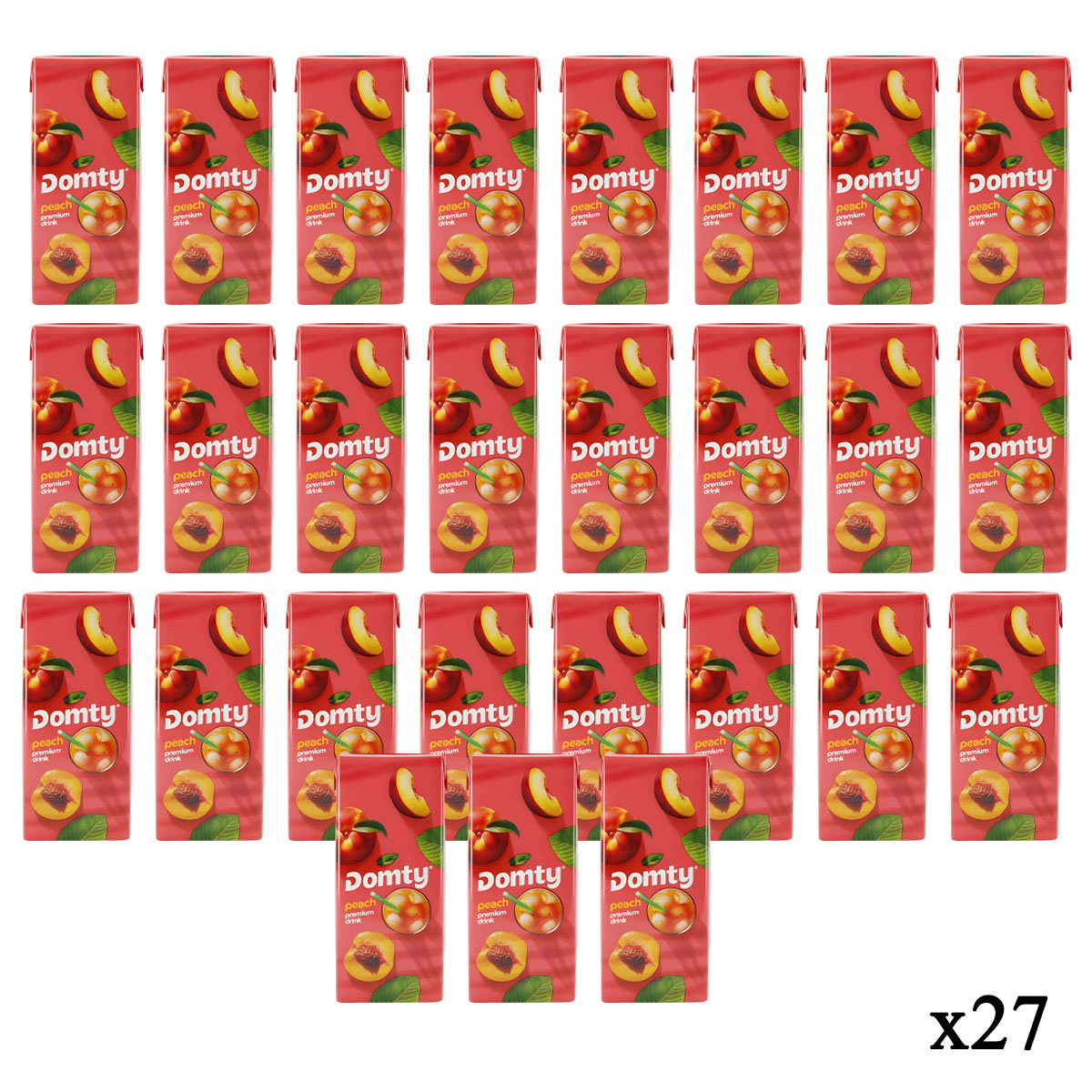 Domty Peach Drink 27x235ml