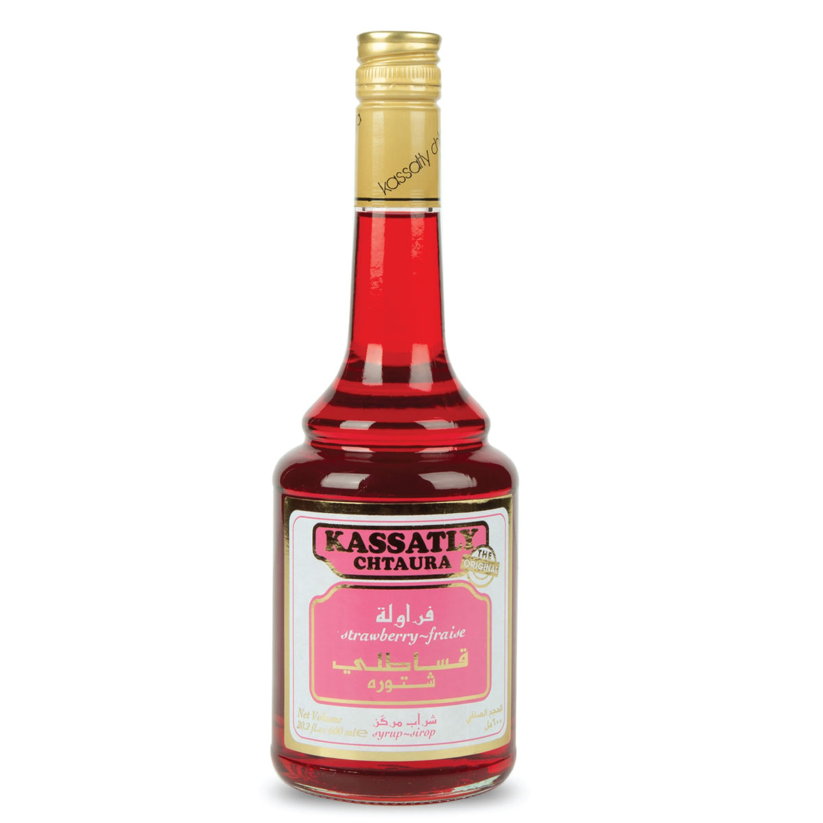 Kassatly Chtaura Strawberry Syrup 600ml