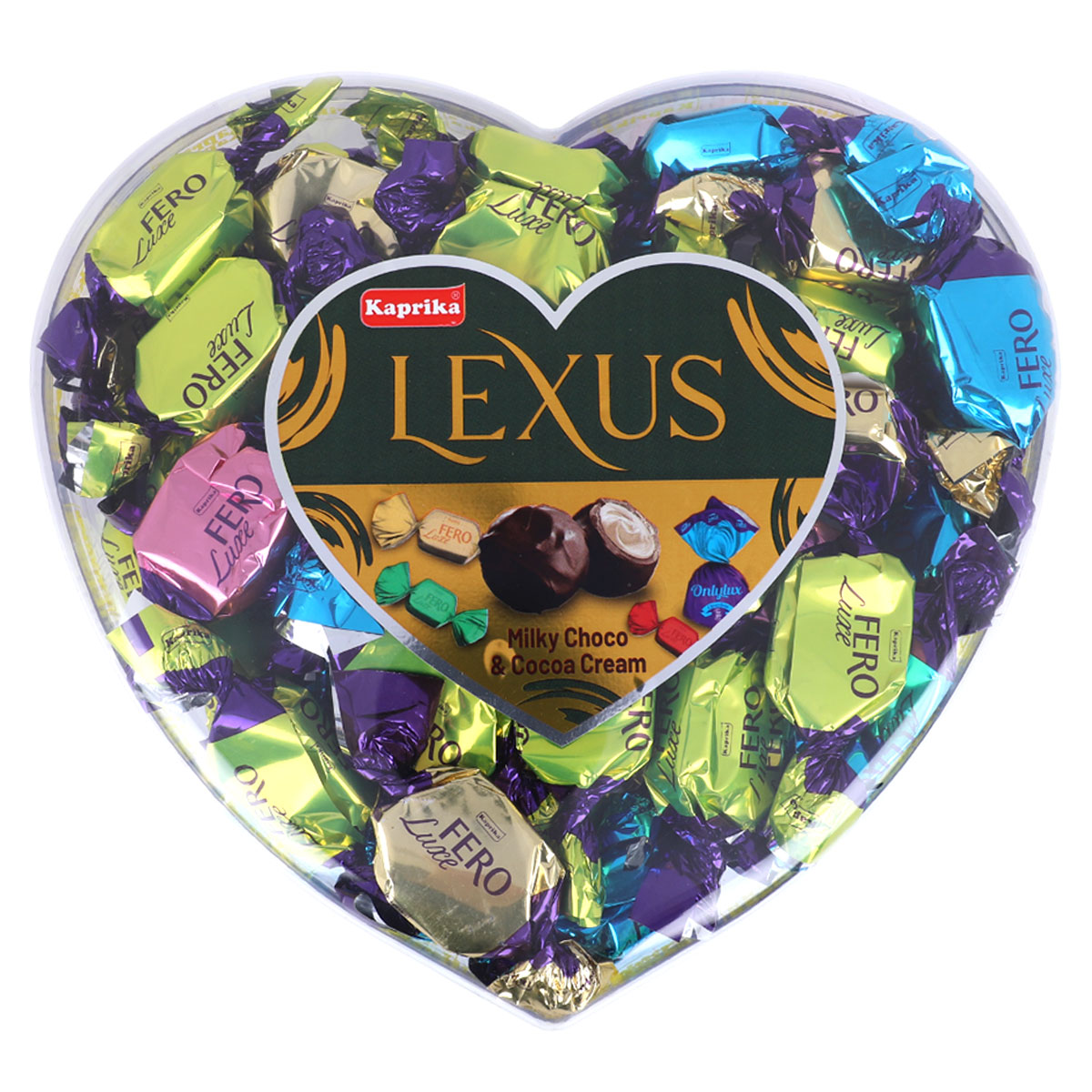 Kaprika Lexus Chocolates Heart Big 500g
